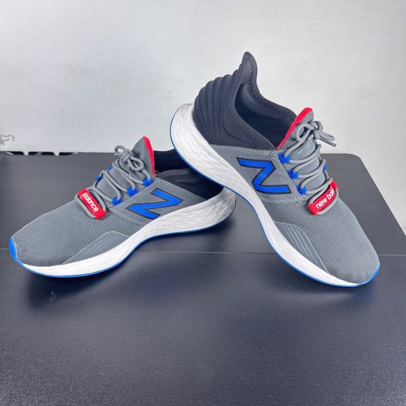 New Balance Shoes Fresh Foam Roav Grey Blue Red Running Athletic Mens 11.5 main image 12